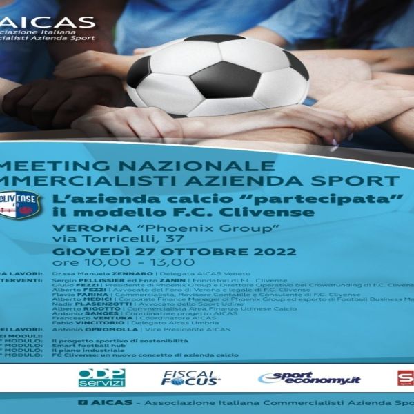 Giovedì 27 Ottobre Verona 5° Meeting Nazionale AICAS