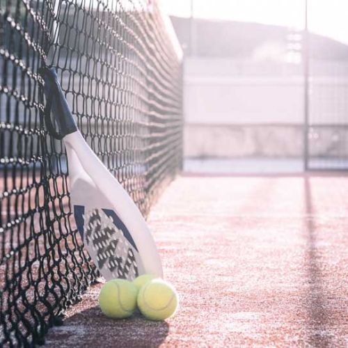 Padel racchetta e palline